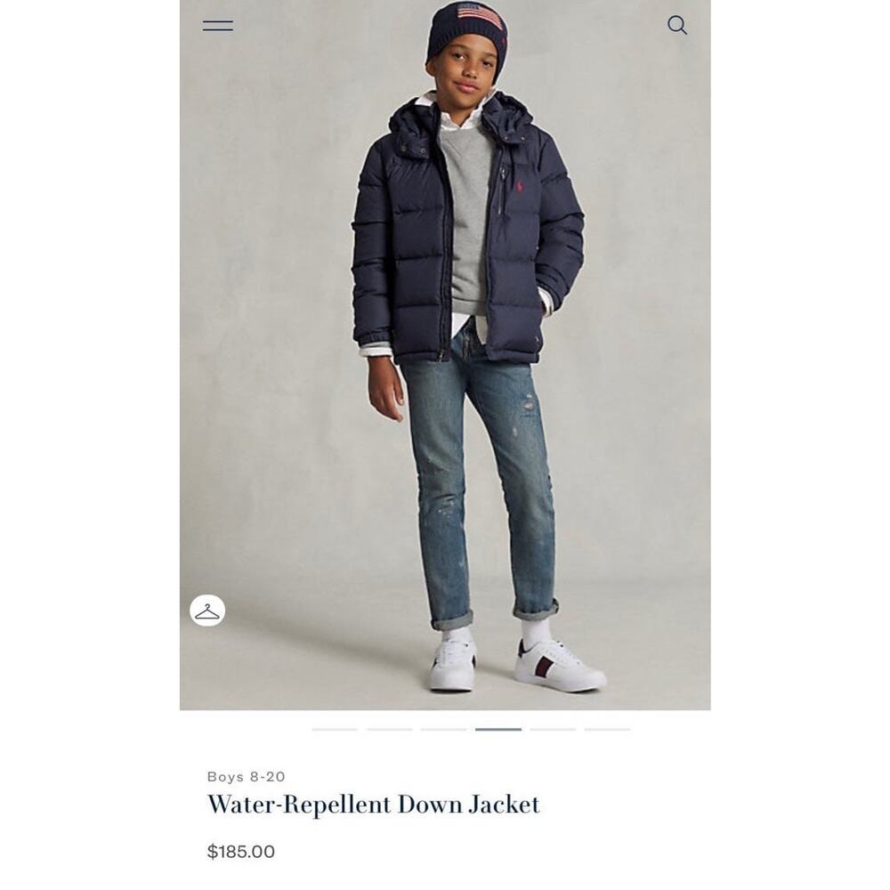 NWT❤️Polo Ralph Lauren kids Ripstop Puffer Jacket szL - Picture 4 of 12